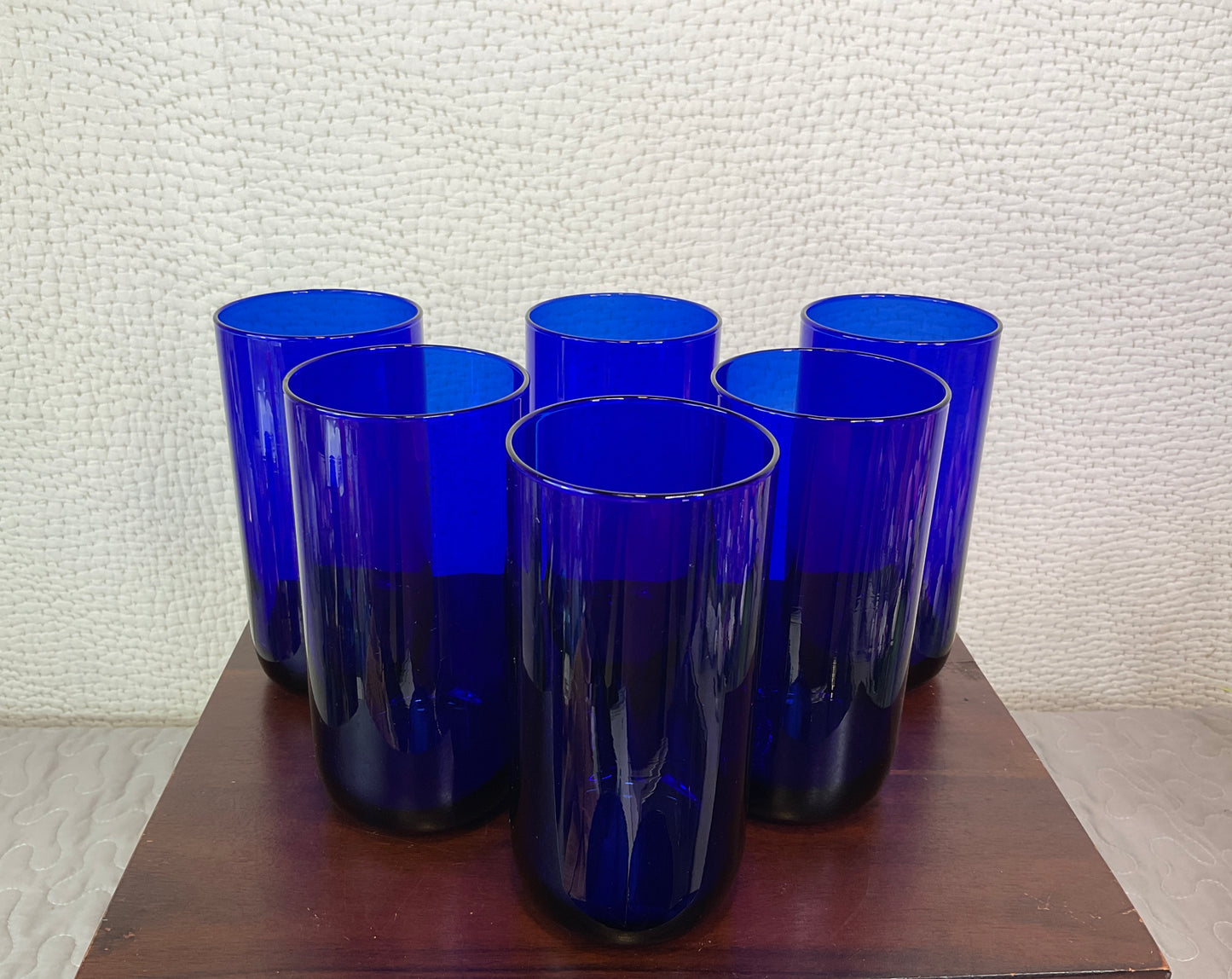 Cobalt Blue Drink Ware, Sets Sold Separately