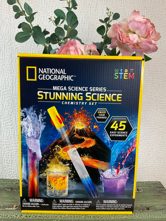 National Geographic Mega Science Series Stunning Science Chemistry Set
