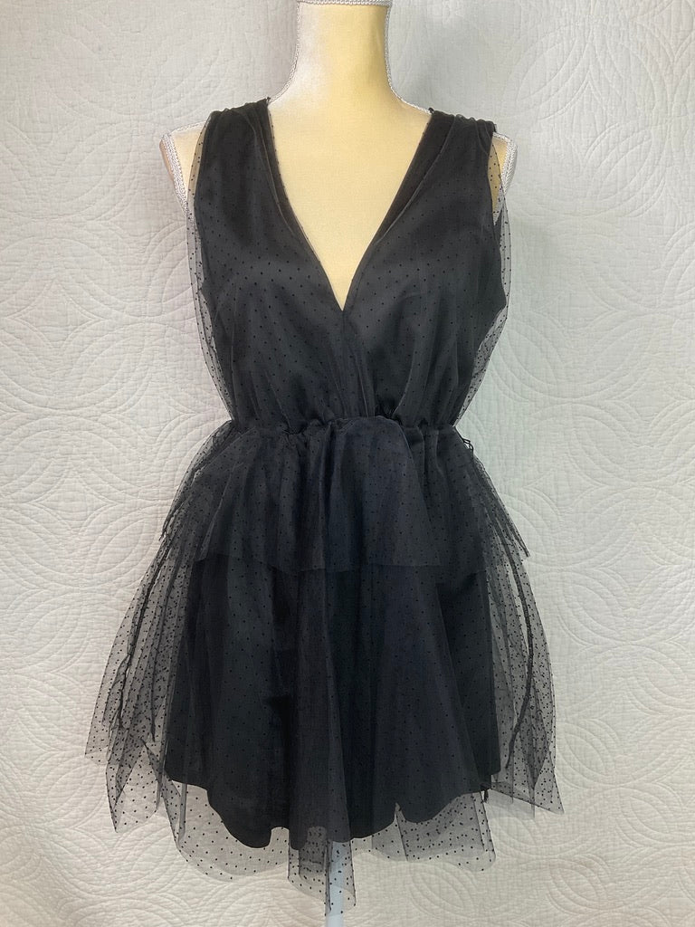 Zara Black Night Dress, Size S