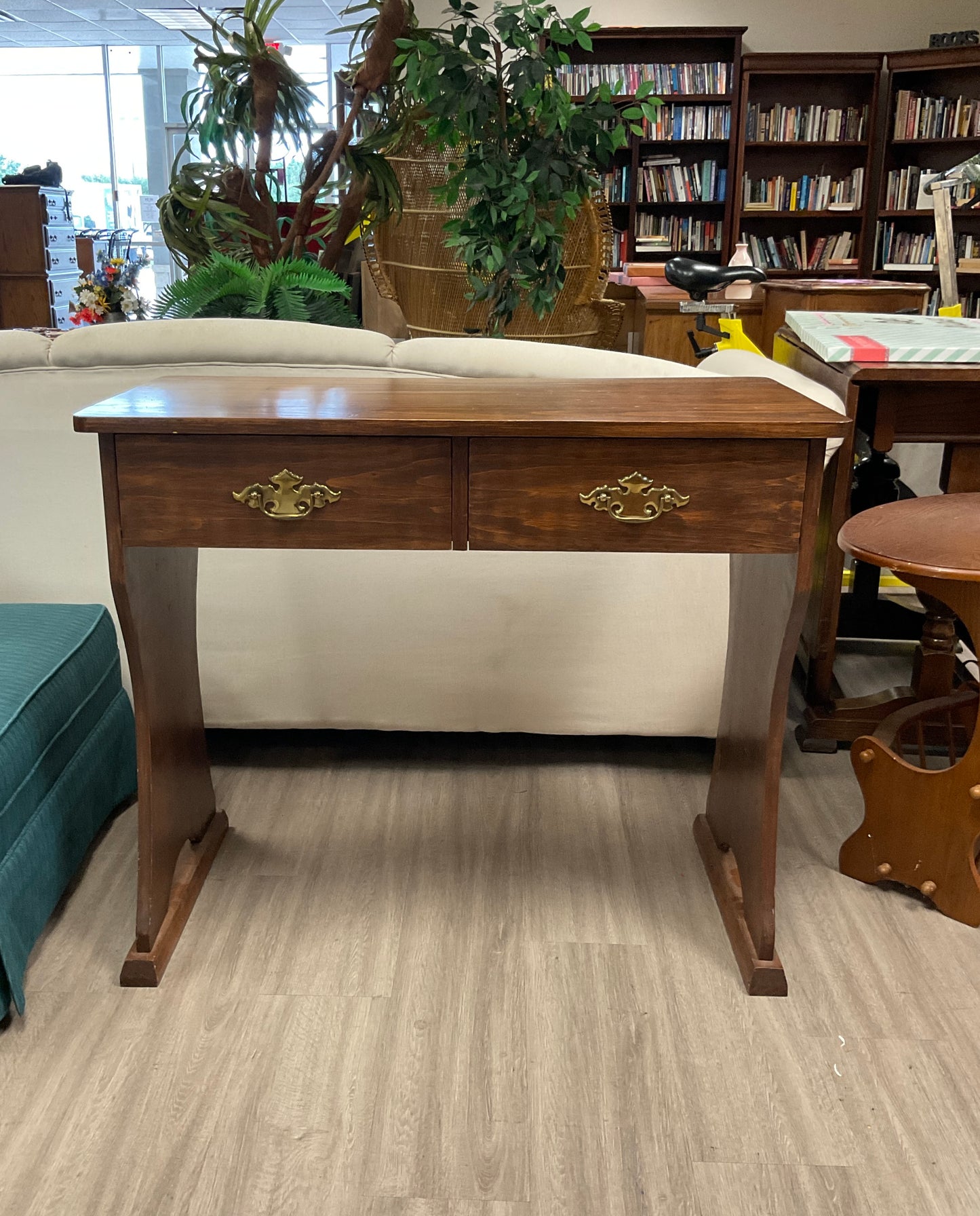 Vintage Wooden Writing Table