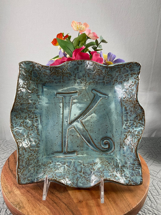 Ruffled "K" Plate