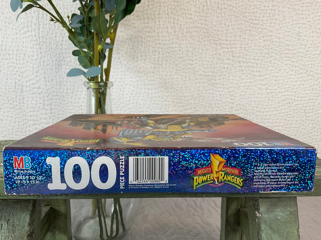 Vintage 1993 Mighty Morphin Power Rangers Puzzle, 100 pc