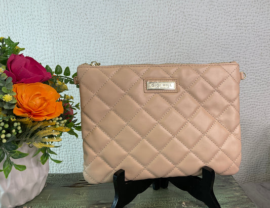 Gigi Hill Quilted Faux Leather Purse