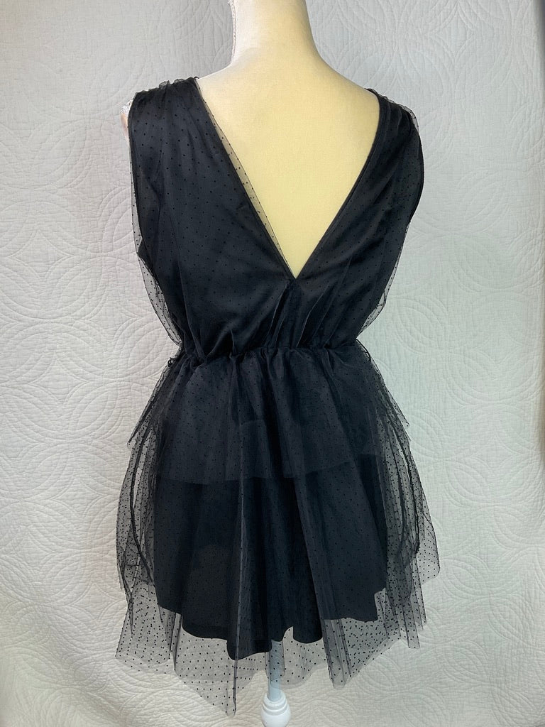 Zara Black Night Dress, Size S