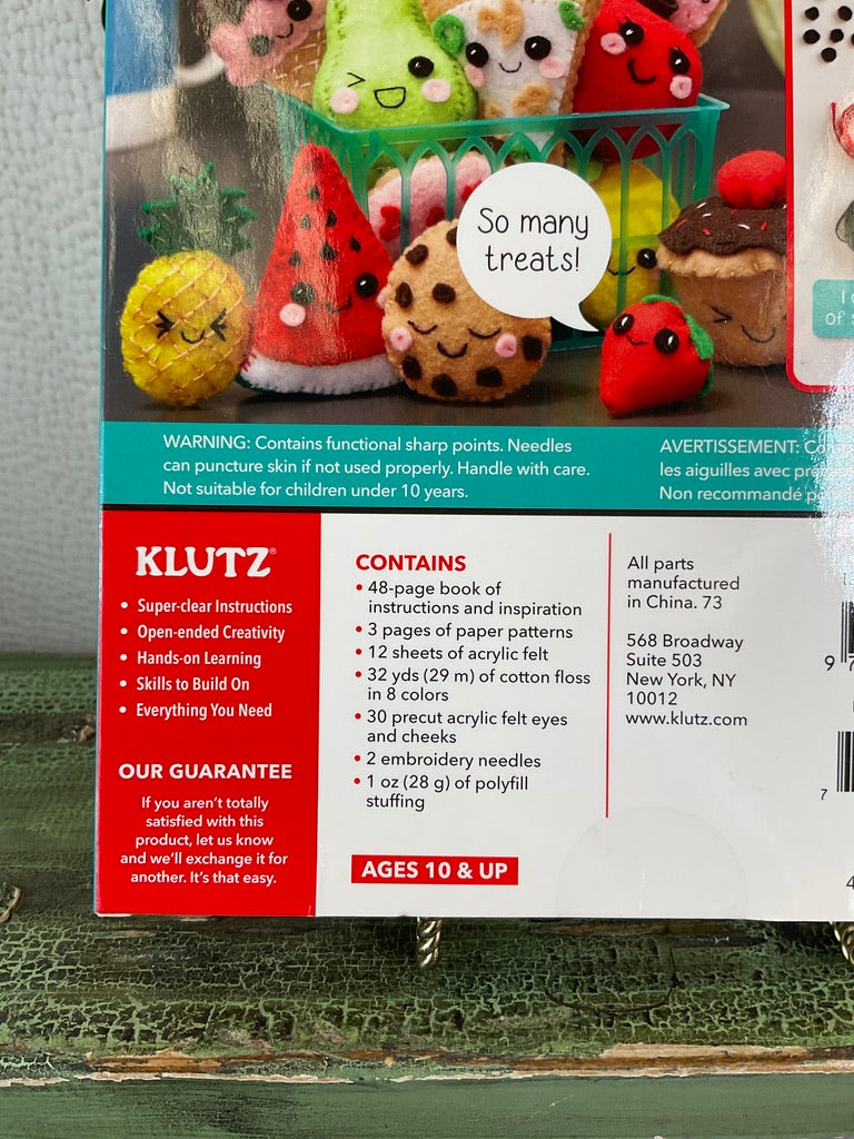 Klutz Sew Mini Treats Craft Kit & Booklet