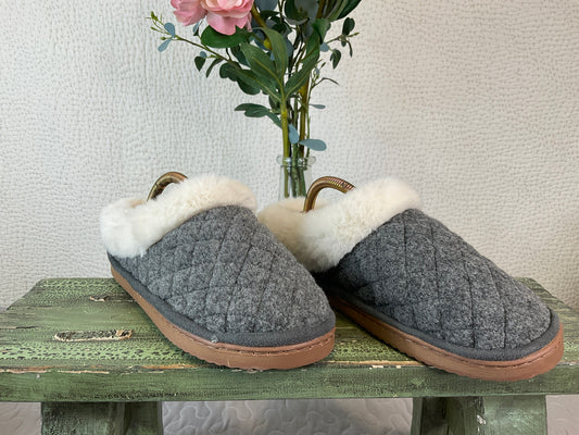 Dearfoams Cozy Comfort Women's Wool Inspired Clog Slippers, Size M (7-8)