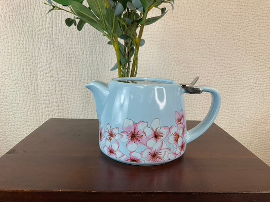 Alfred Ceramic Stainless Steel Cherry Blossom Tea Pot
