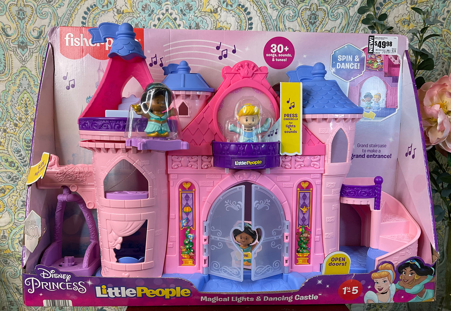 Fisher Price Little People Disney Princess Magical Lights & Dancing Castle