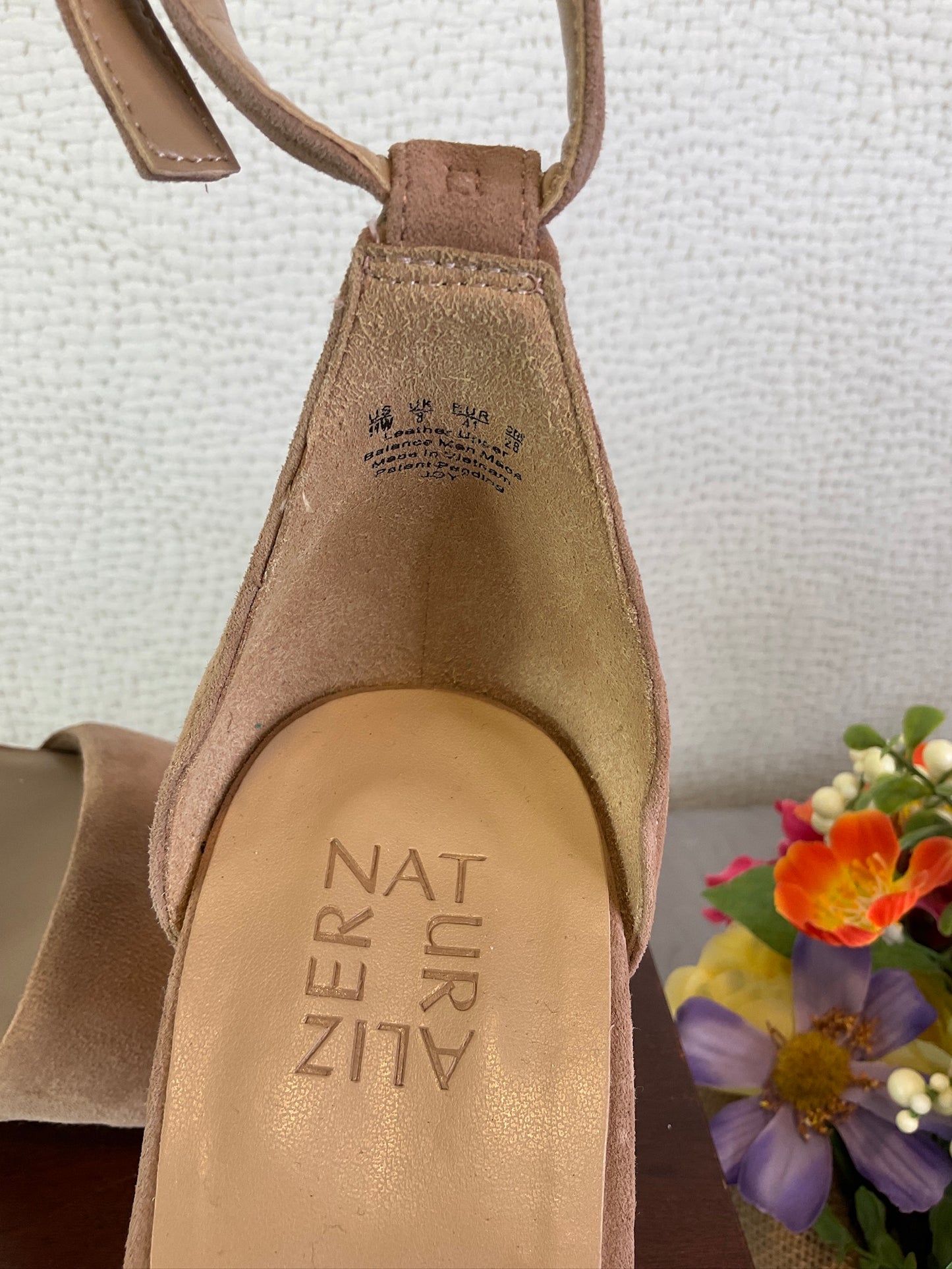 Naturalizer Women's Joy Gingersnap Suede Heels, Size 11W