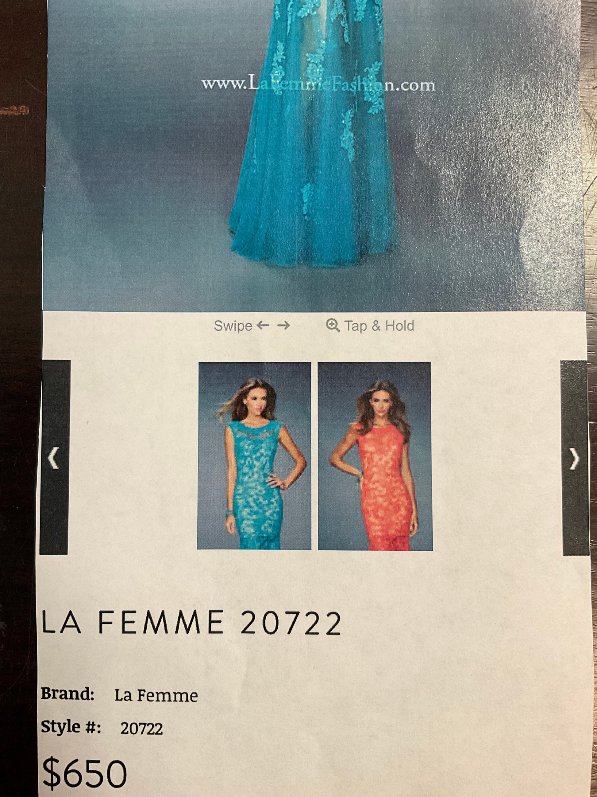 NEW La Femme Homecoming Dress – KCM Online Resale