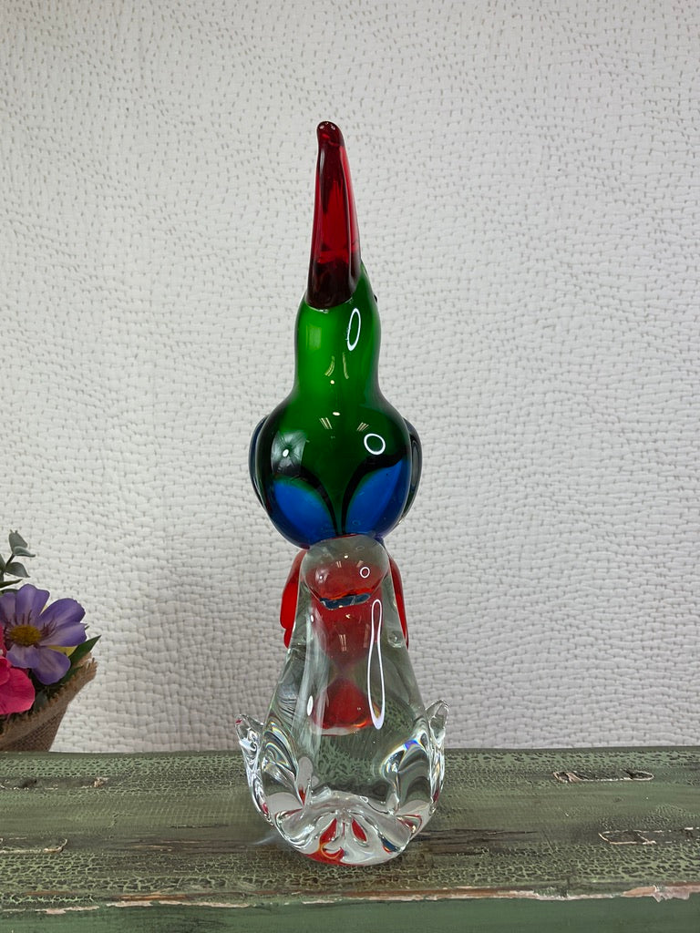 Glass Art Parrots, Sold Separately