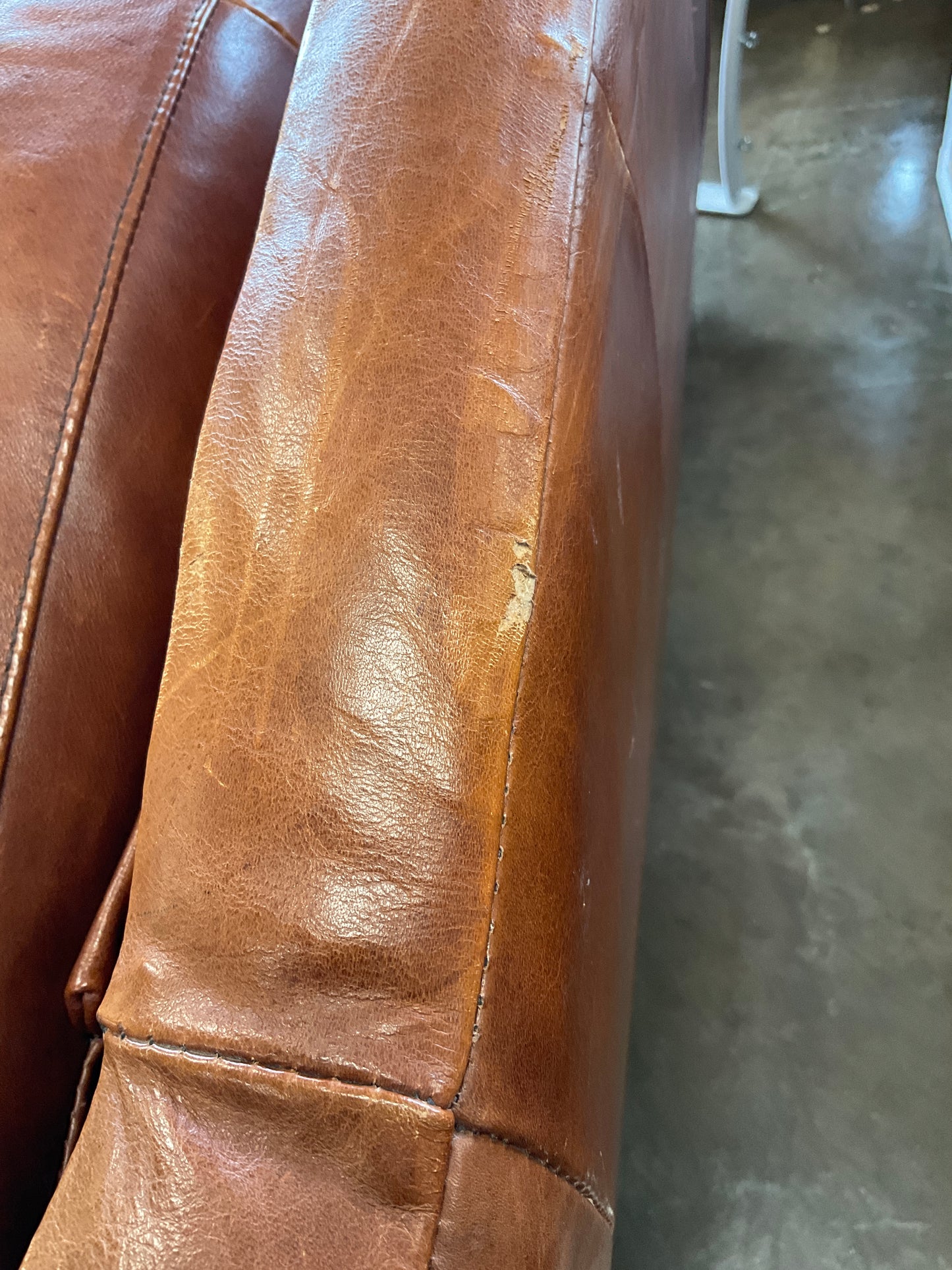Leather Loveseat **AT OUR 1ST STREET LOCATION**