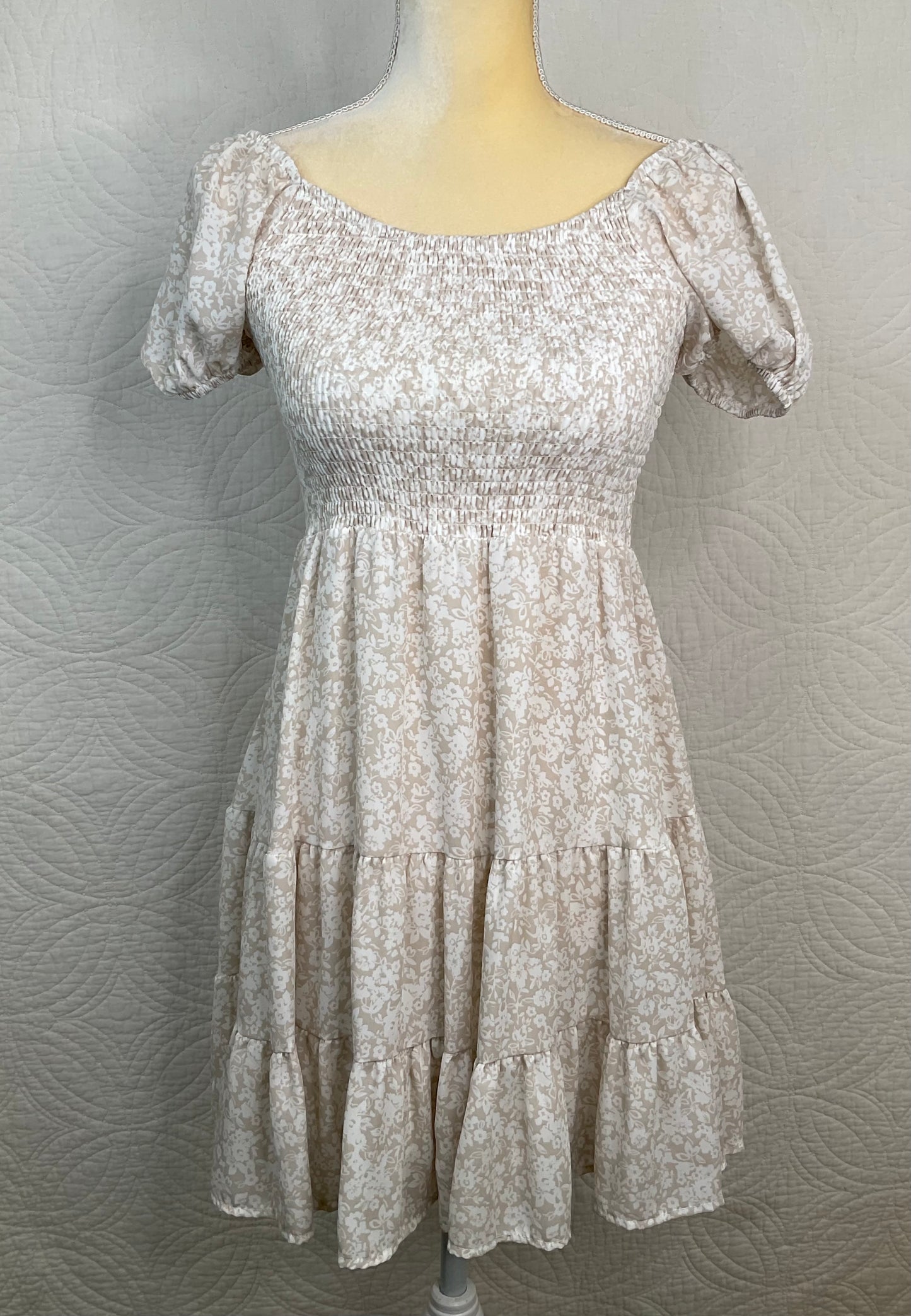 Altar'd State Women's Cream & White Dress, Size S