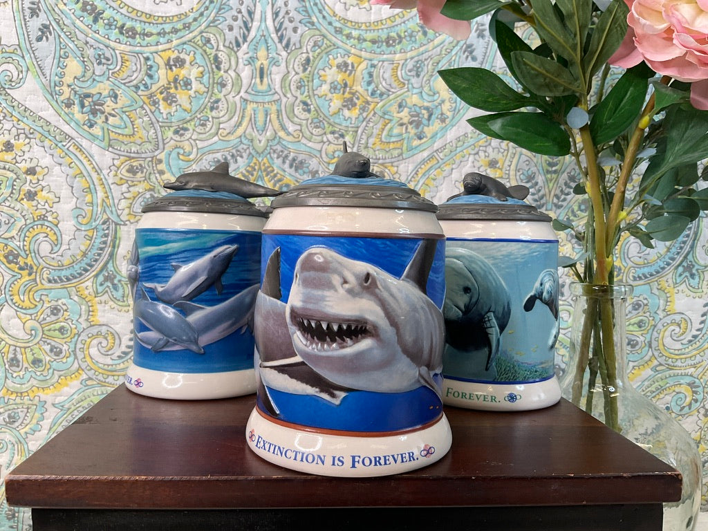 CLEARANCE  Vintage Sea World Steins, Sold Separately