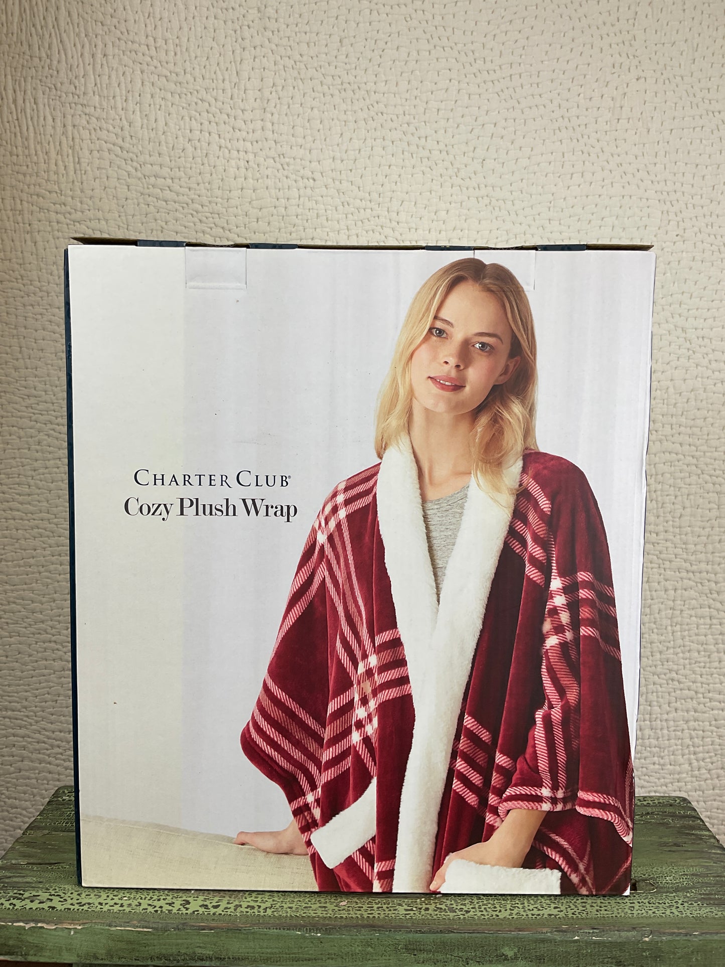 Charter Club Cozy Plush Leopard Print Wrap