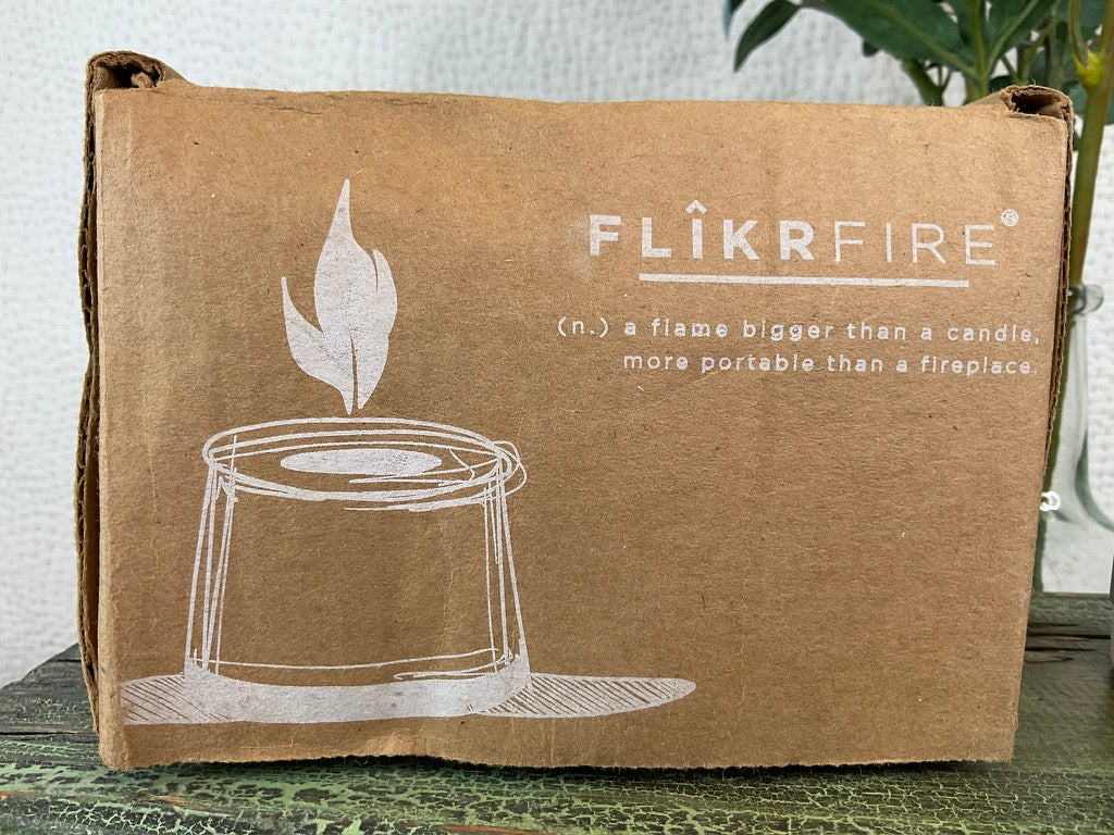 Flikr Fire Personal Concrete Fireplace