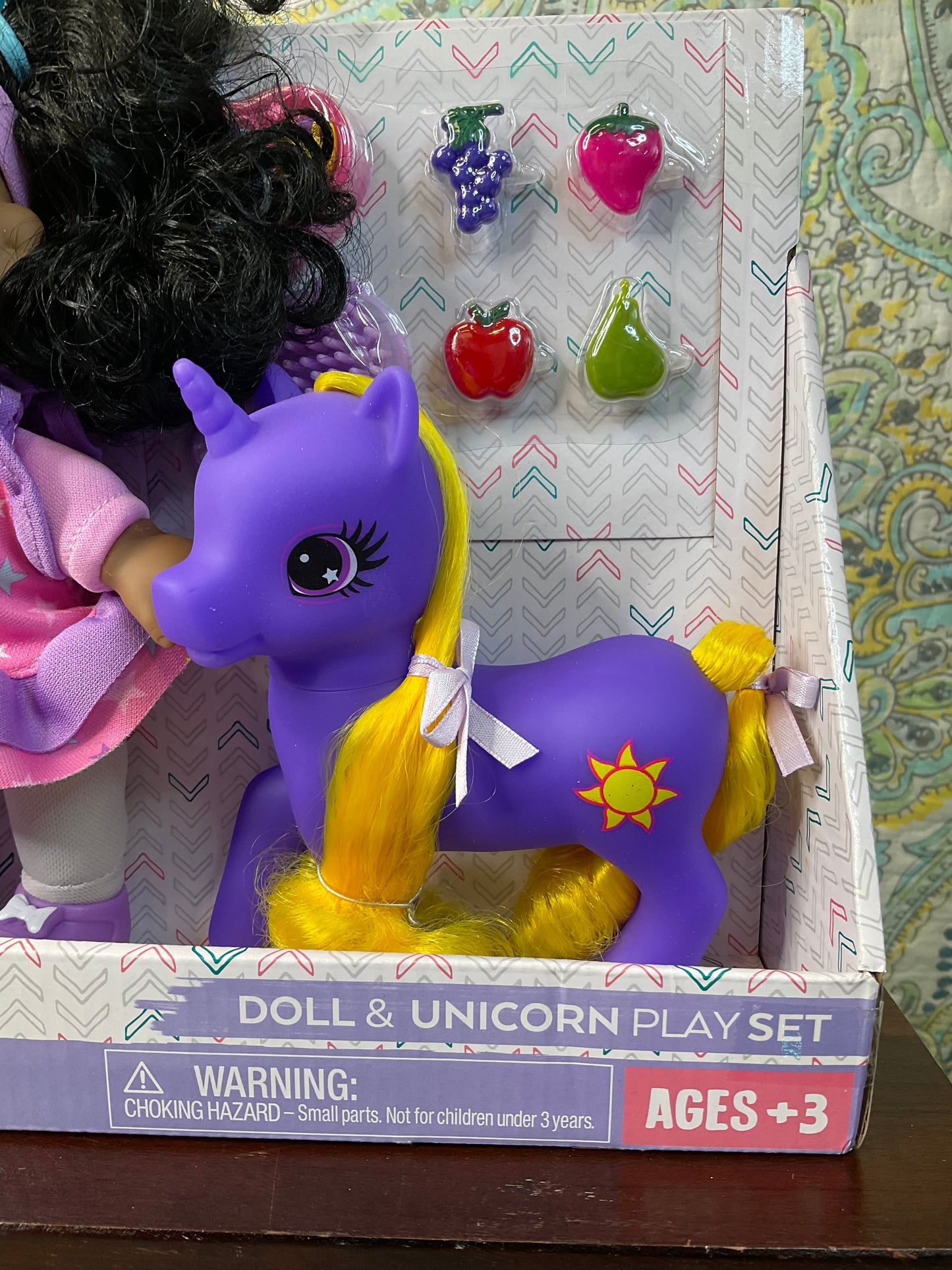 All Things Sweet Doll & Unicorn Play Set