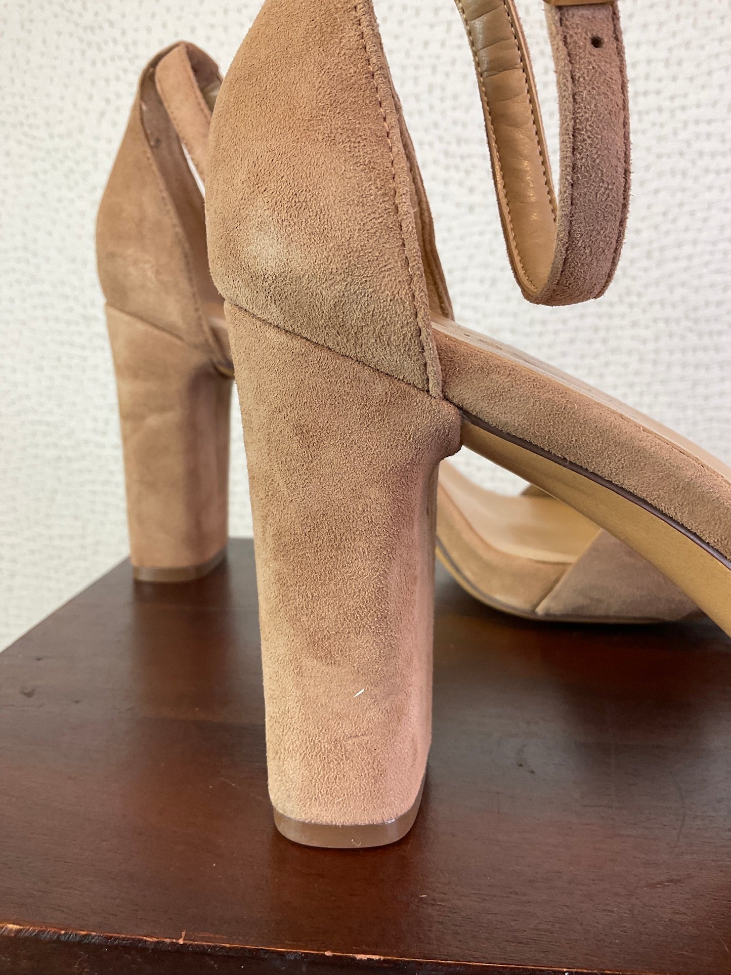 Naturalizer Women's Joy Gingersnap Suede Heels, Size 11W