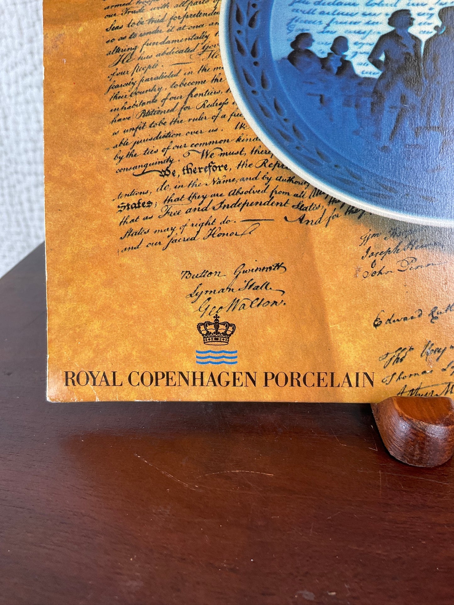 Royal Copenhagen In Congress 1976 Collection Plate