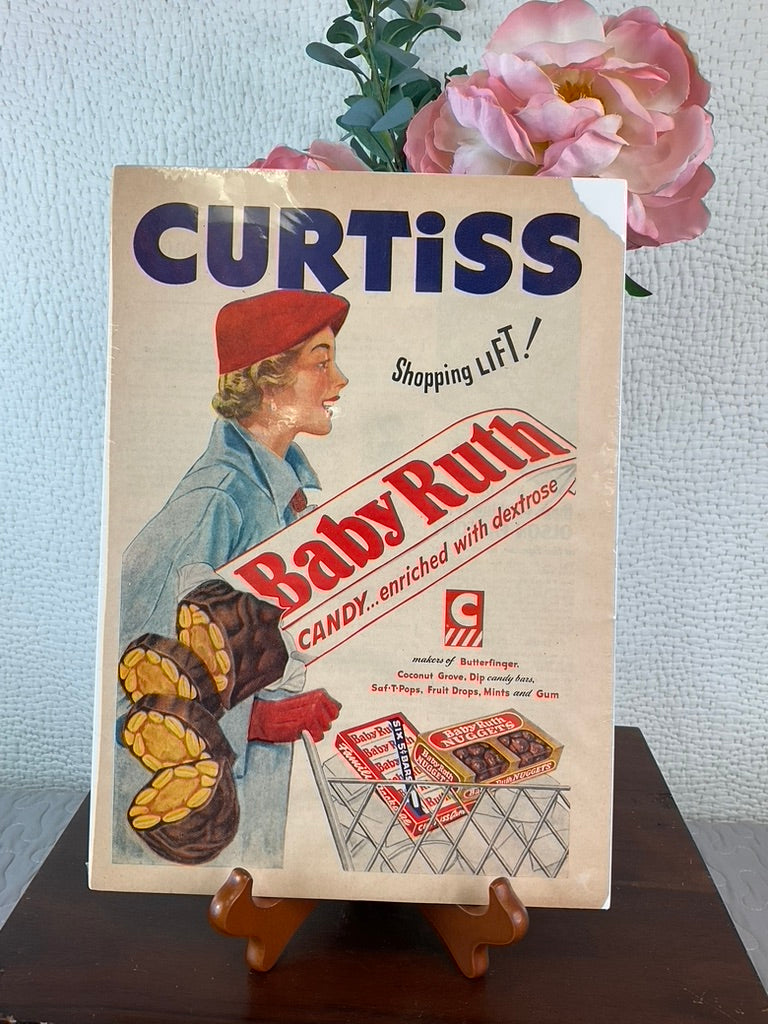 Assorted 1950's Newspaper Cardboard AD Posters, Sold Separately
