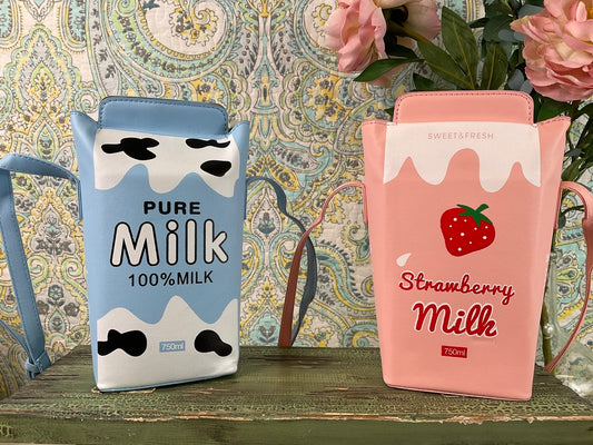 Milk Carton Purses, Sold Separately