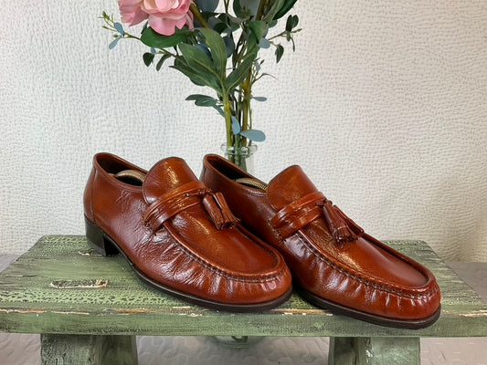 Florsheim Men's Brown Dress Shoes, Size 8