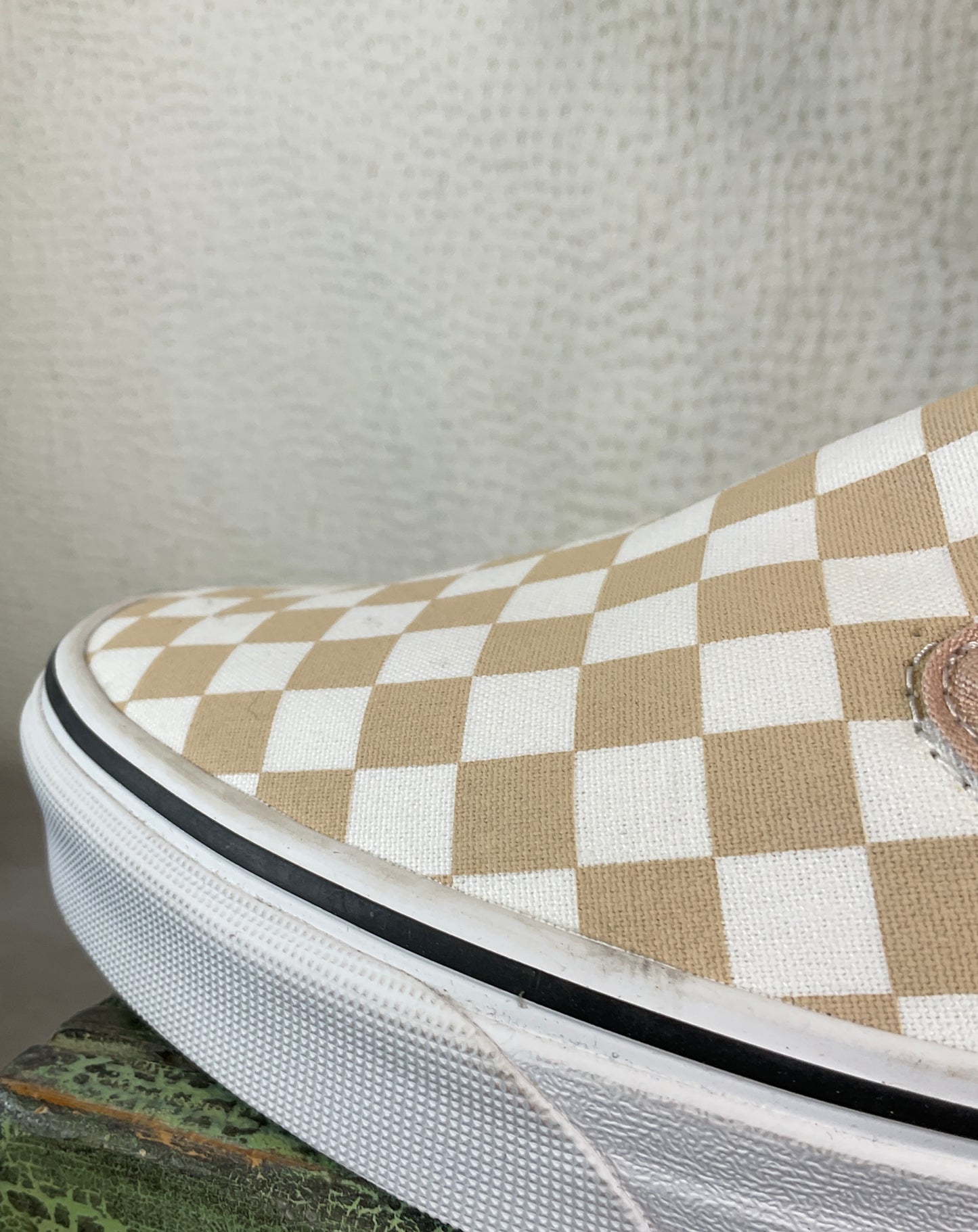 Vans Classic Slip-On 'Tiger's Eye' Shoes, Size M 8.5/ W 10