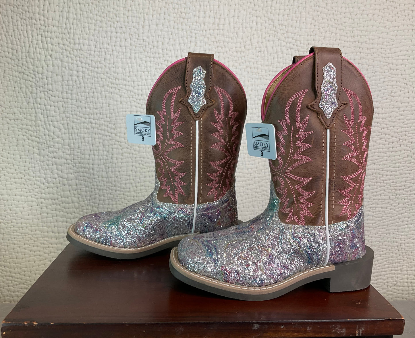 Smoky Mountain Kids Boots, Glitter Child Size 9
