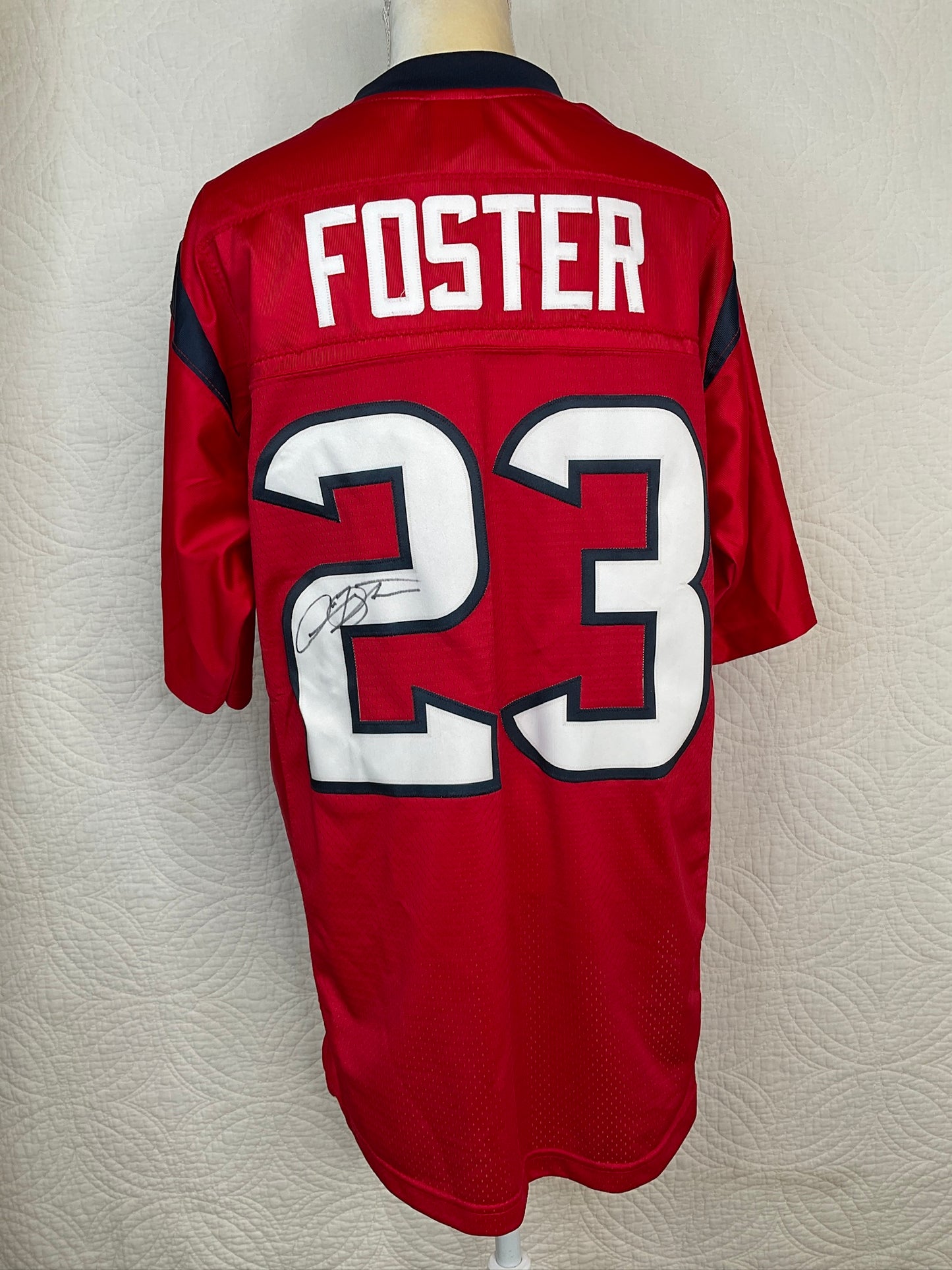 Arian Foster #23 Houston Texans Signed Jersey, Men Medium