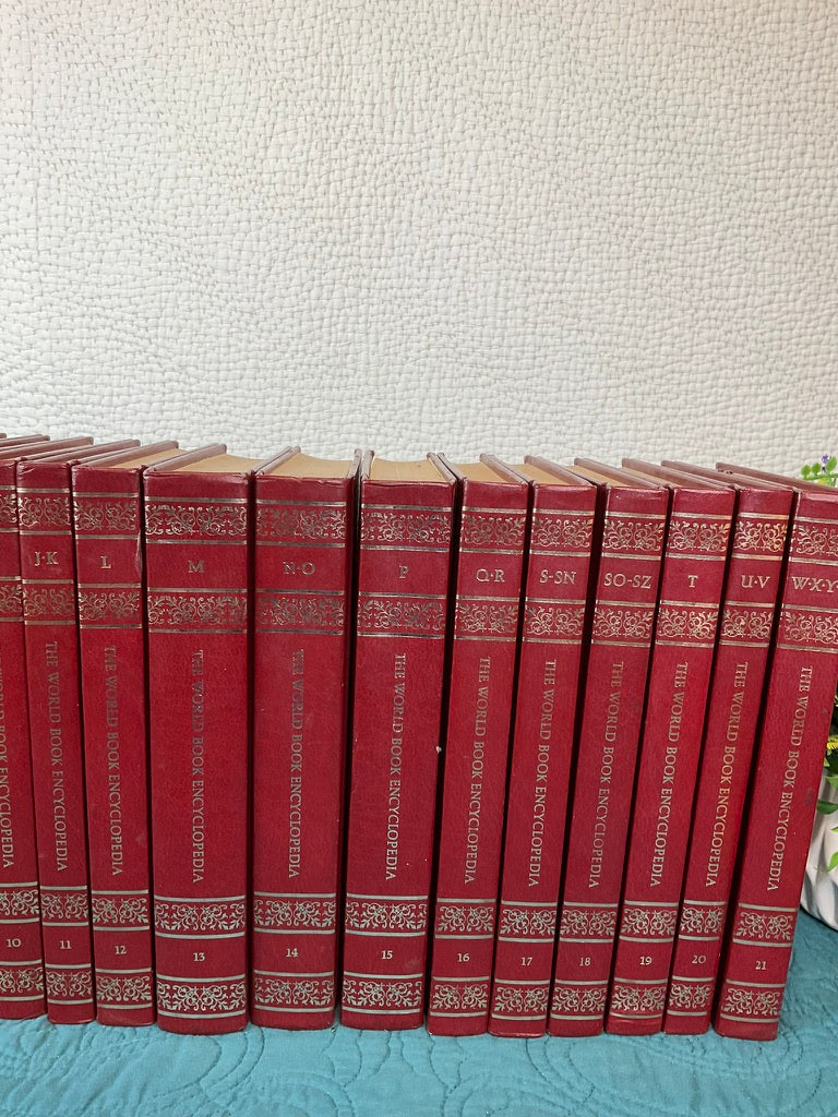 1986 The World Book Encyclopedia, 21 Book Set
