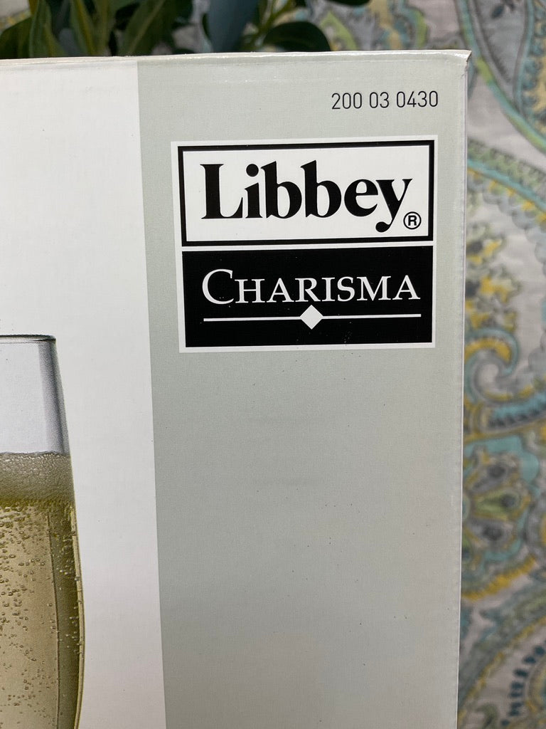 Libby Charisma 4Pc Flute Glasses