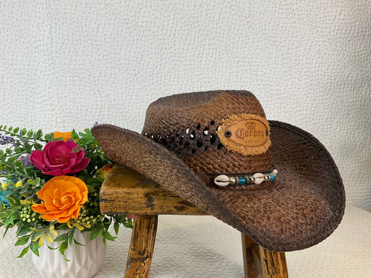 Corona Straw Cowboy Hat, Size M