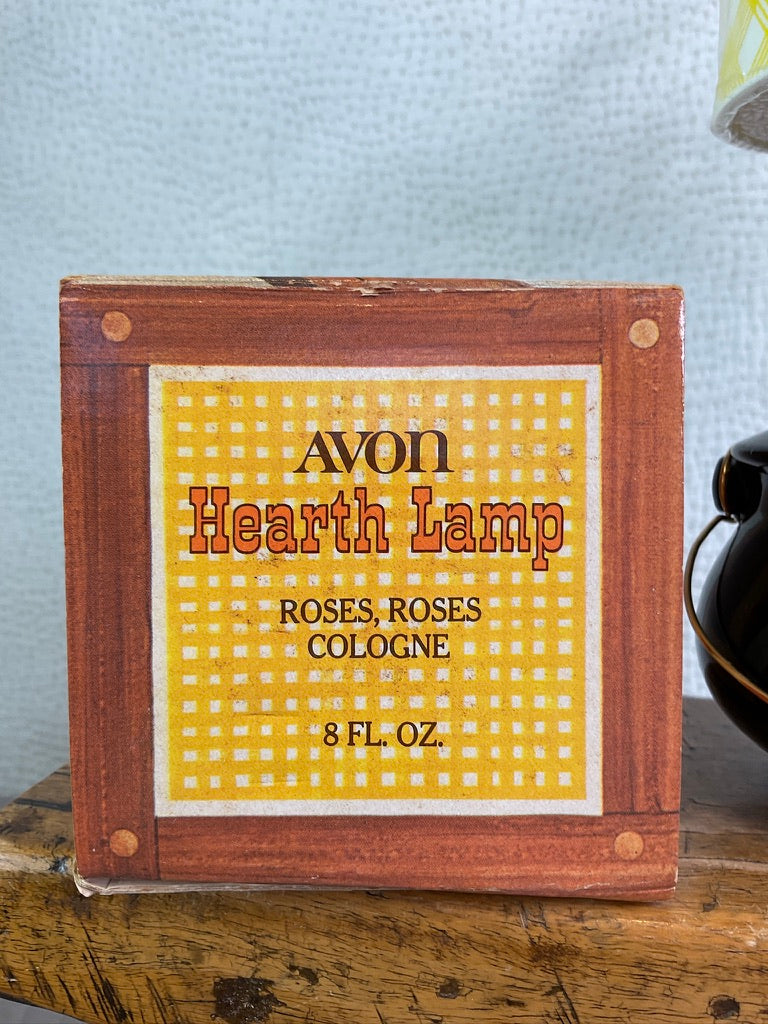 Vintage Aovn Hearth Lamp Roses, Roses Cologne