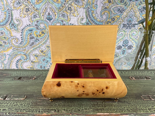 Reuge Music Box, Wood Inlay, I Just Called To Say I Love You