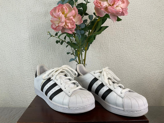 Adidas Superstar Sneaker Shoes, Size 8