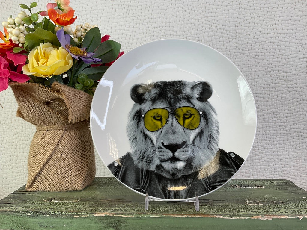 Wild Dining Larry Lion Plate