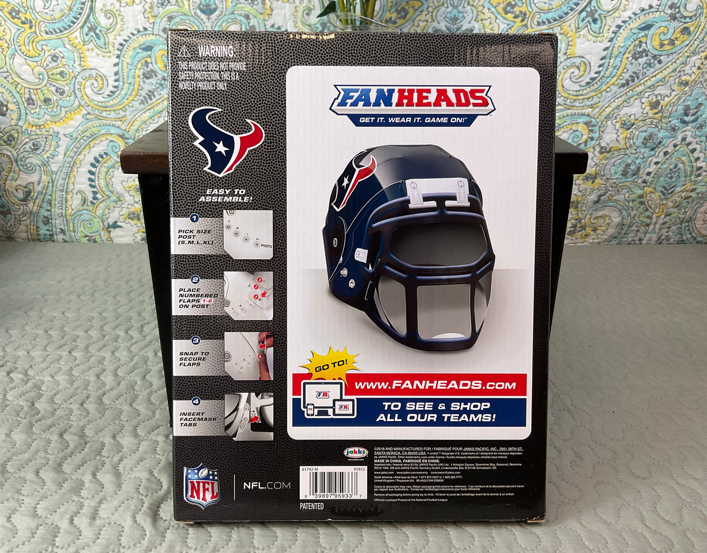 NFL FanHeads Texans Helmet