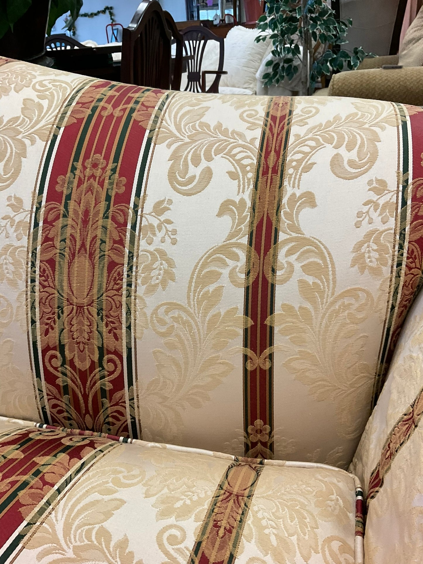 Custom Designed Sofa With Matching Ottoman