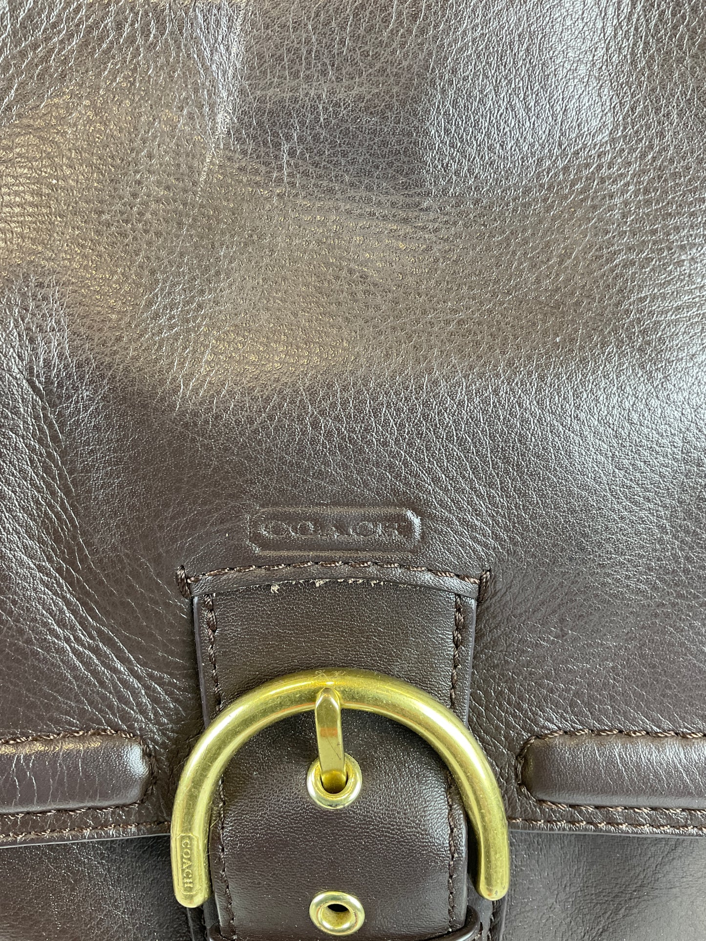 Coach Campell Leather Belle Carryall Purse, F24961