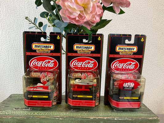 Coca-Cola Matchbox Collectible Vehicles, Sold Separately
