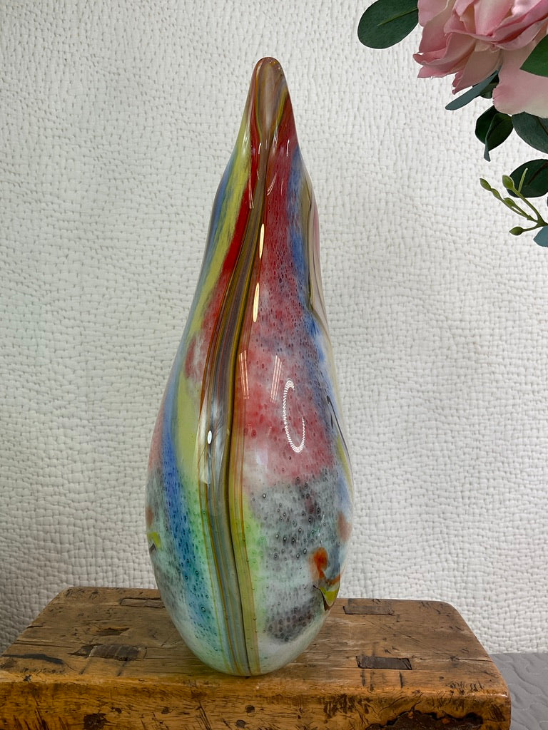 Murano Style Art Vase, Colorful