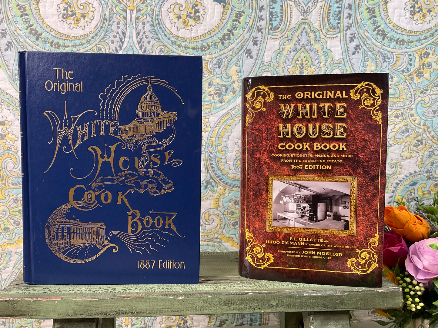 The Original White House Cookbook 1999 & 2017 Editions, Sold Separately