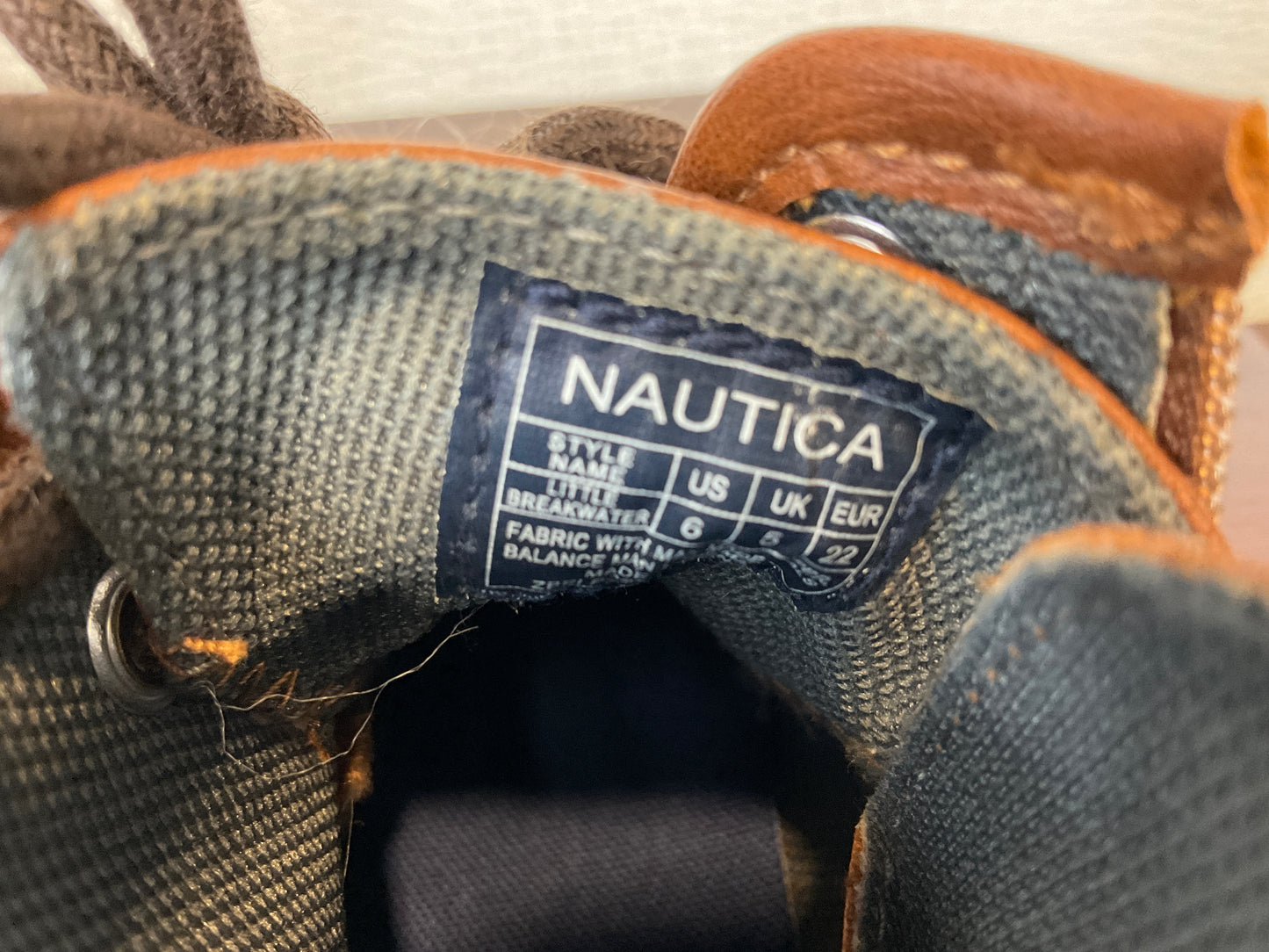 Nautica Toddler Boots, Size 6
