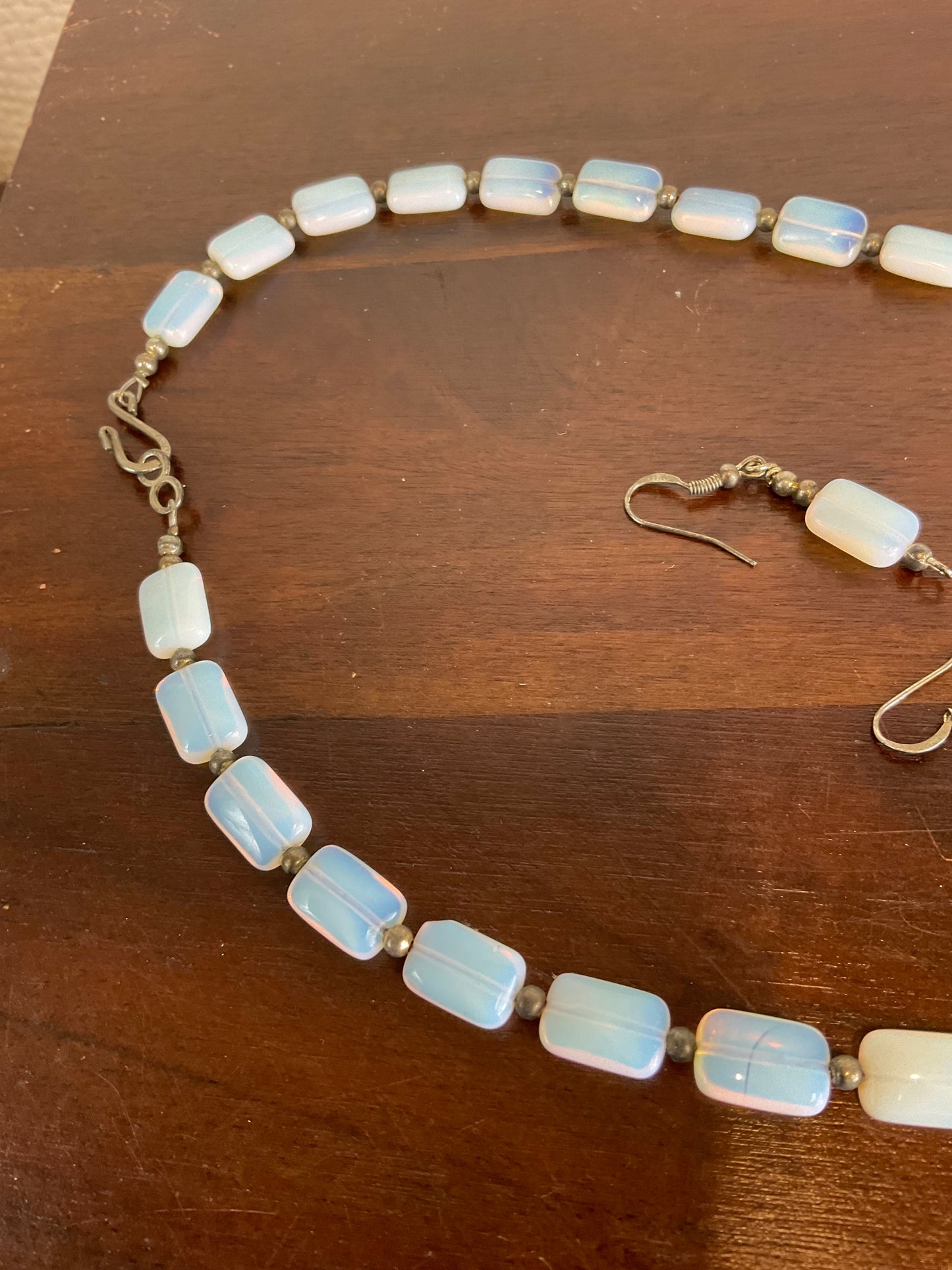 Beaded Necklace with Earrings