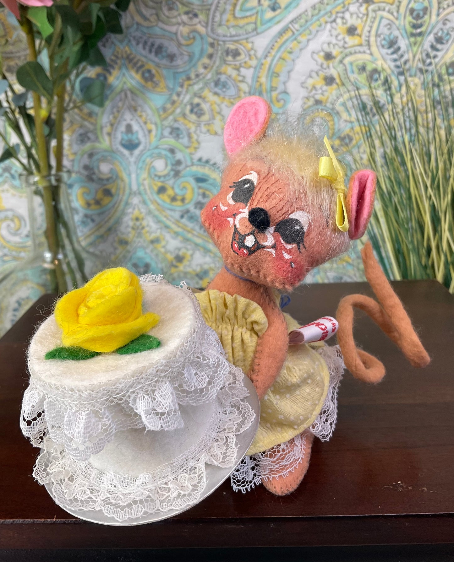 93' Annalee Dolls Birthday Girl Mouse #2026