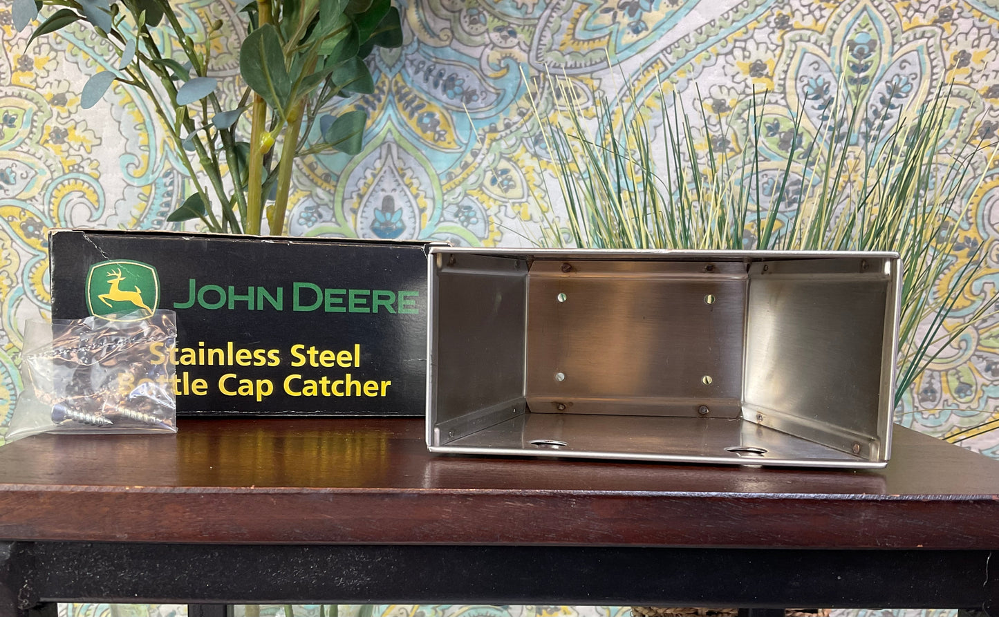 John Deere Stainless Steel Bottle Cap Catcher
