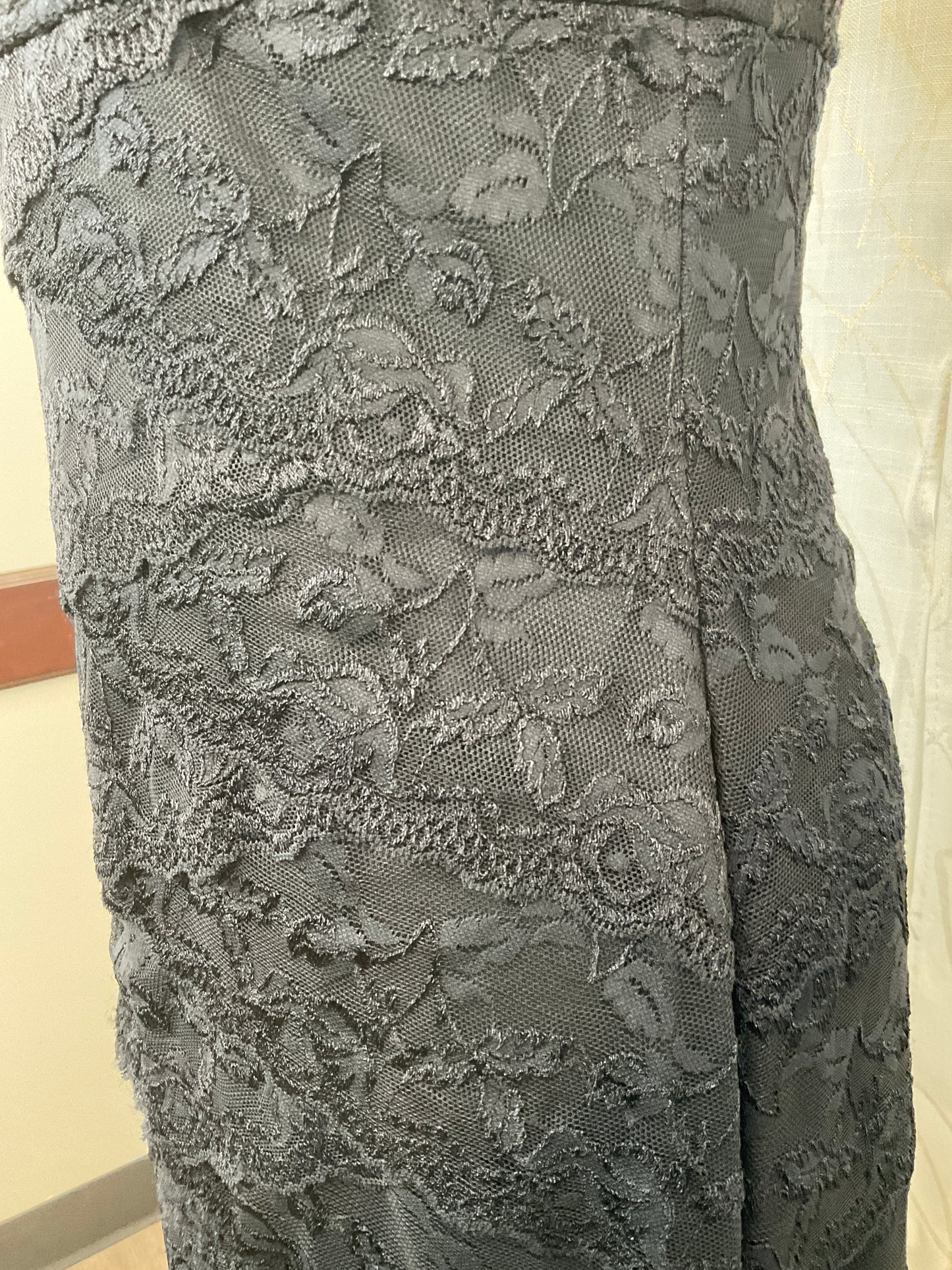 Table Eight Black Lace Cocktail Dress, Size 10