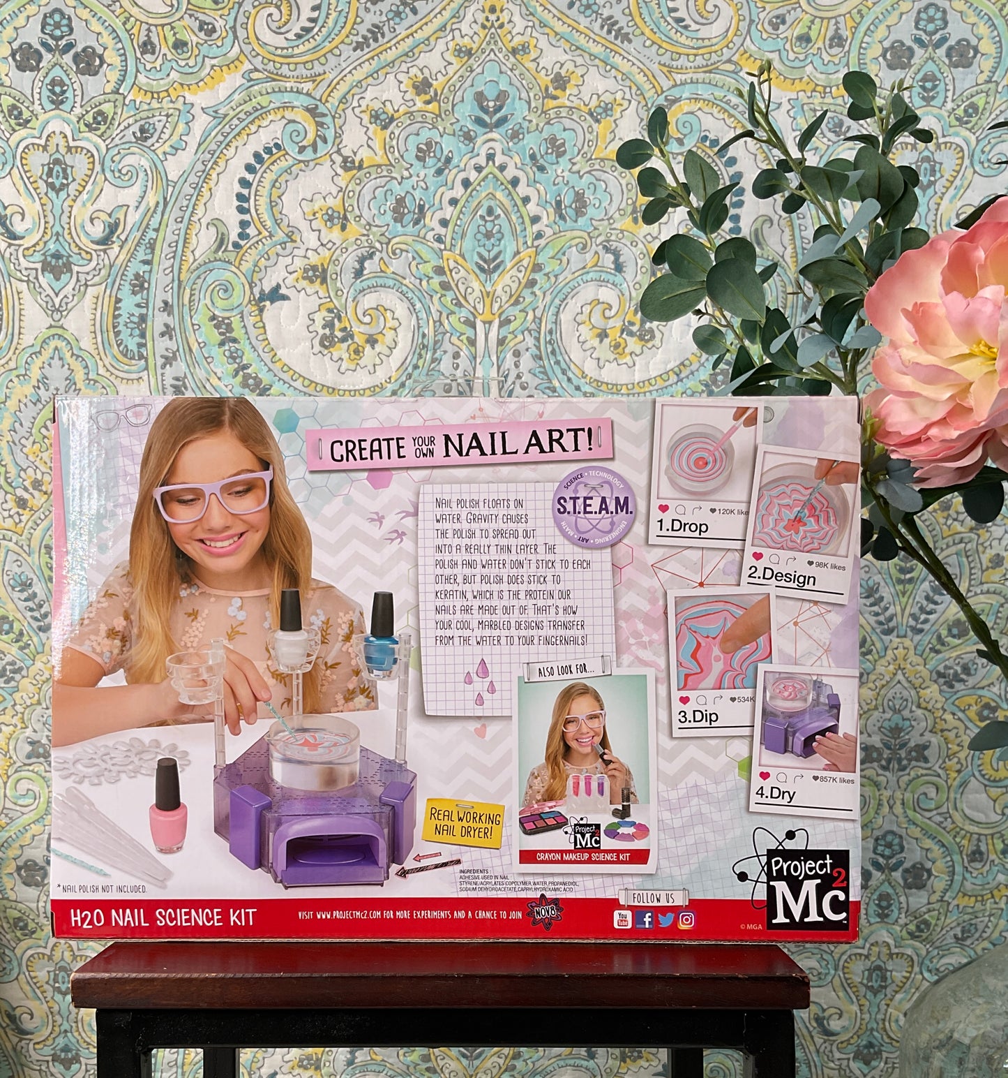 Project MC2 Create Your Own Nail Art, H20 Nail Science Kit