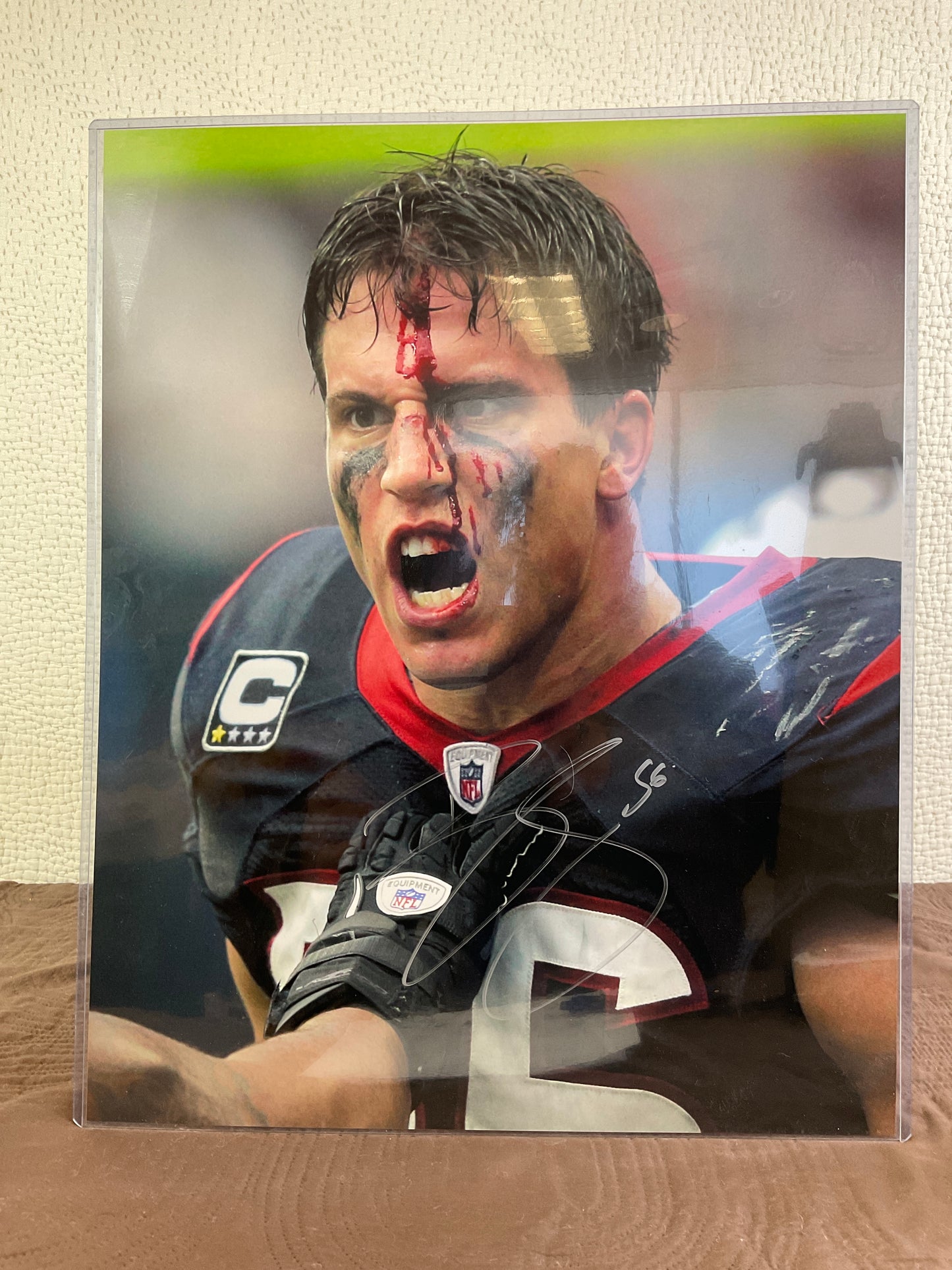 Texans Brian Cushing #56 Autographed Photos, Sold Separately