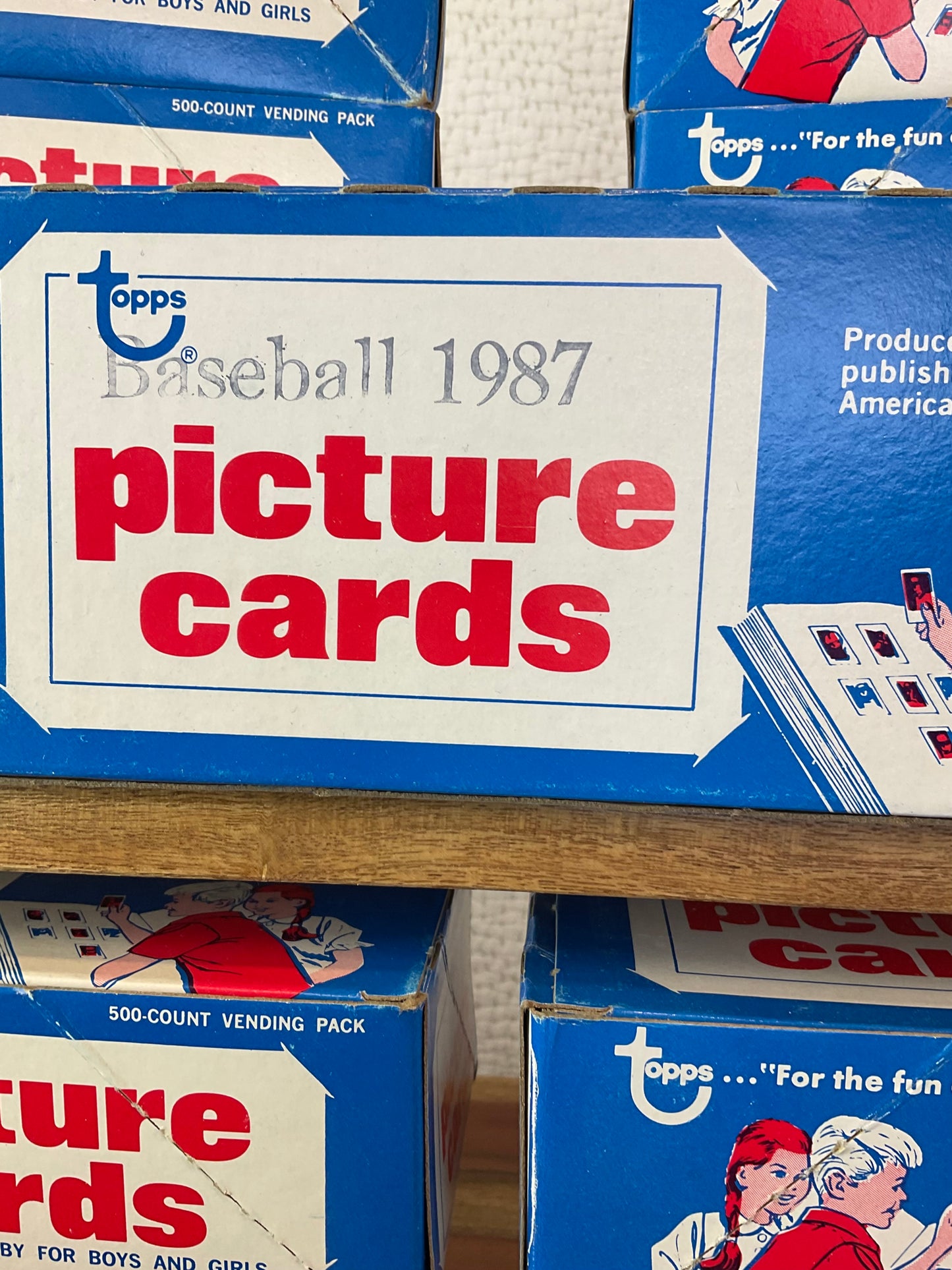Topps Picture Cards, Baseball 1987, Boxes Sold Separately